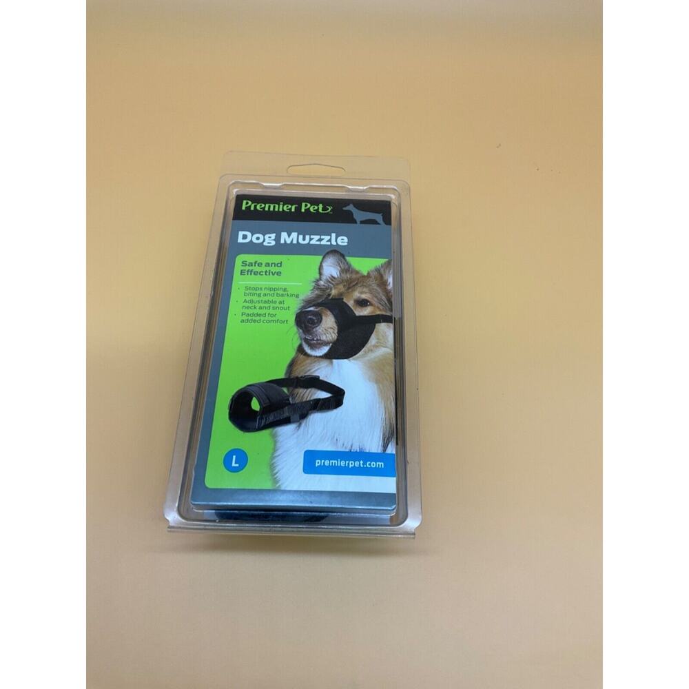 Premier Pet Dog Muzzle Large Padded Nylon New‎ In Open Box